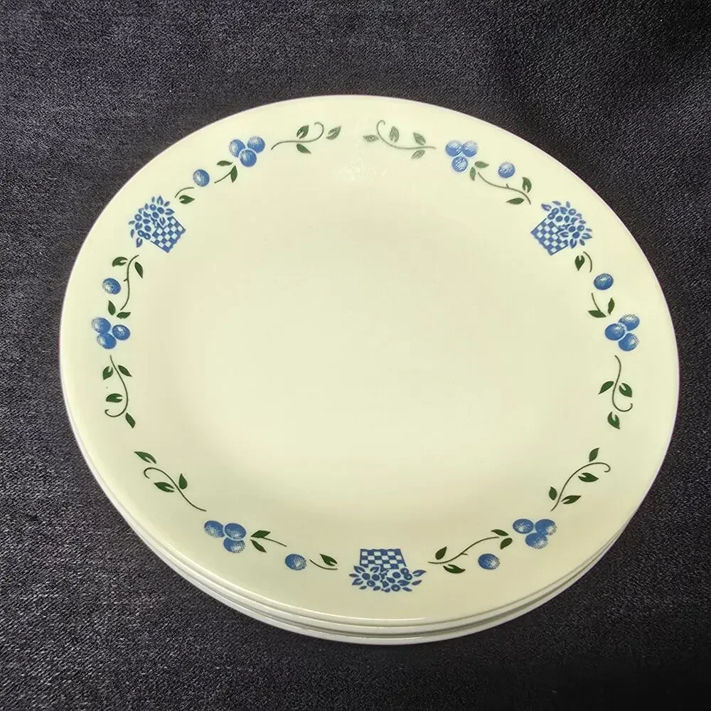 Corelle Blueberry Bouquet Bread & Butter Dessert Plates Set of 6